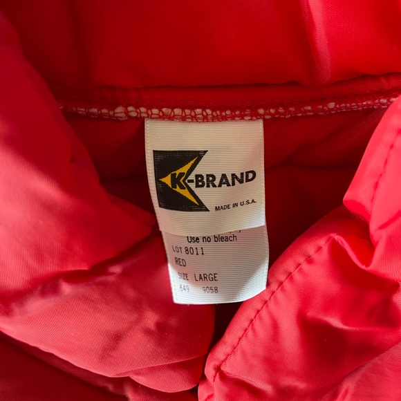 Kj Brand Red Puffer Vest - Picture 2 of 4